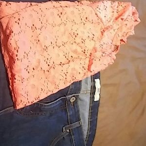 Levi's Jeans and lace top/bungle deal